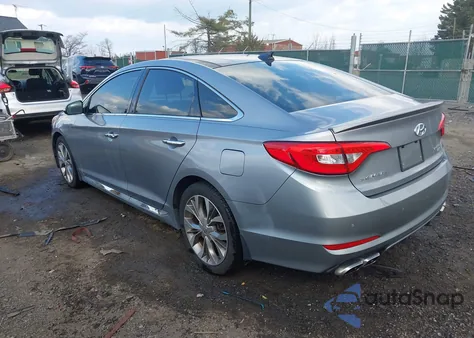 2015 Hyundai Sonata Limited 2.0T из США, поврежденный, VIN 5NPE34AB7FH144645